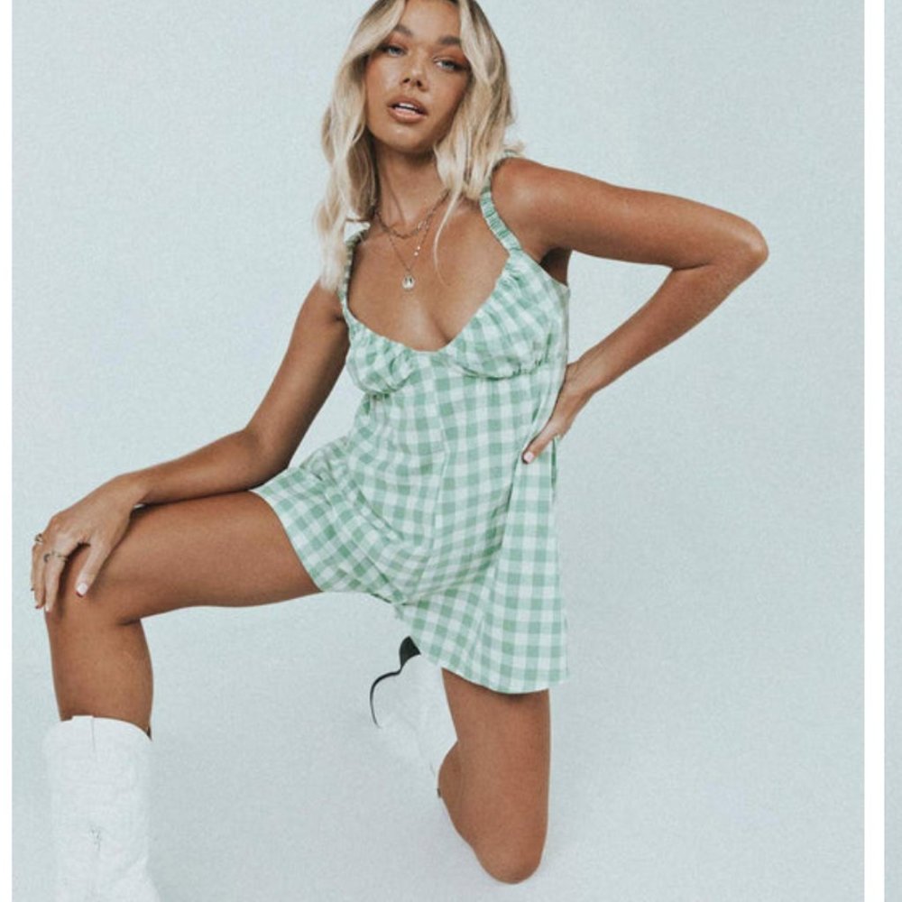HARLIE ROMPER GREEN